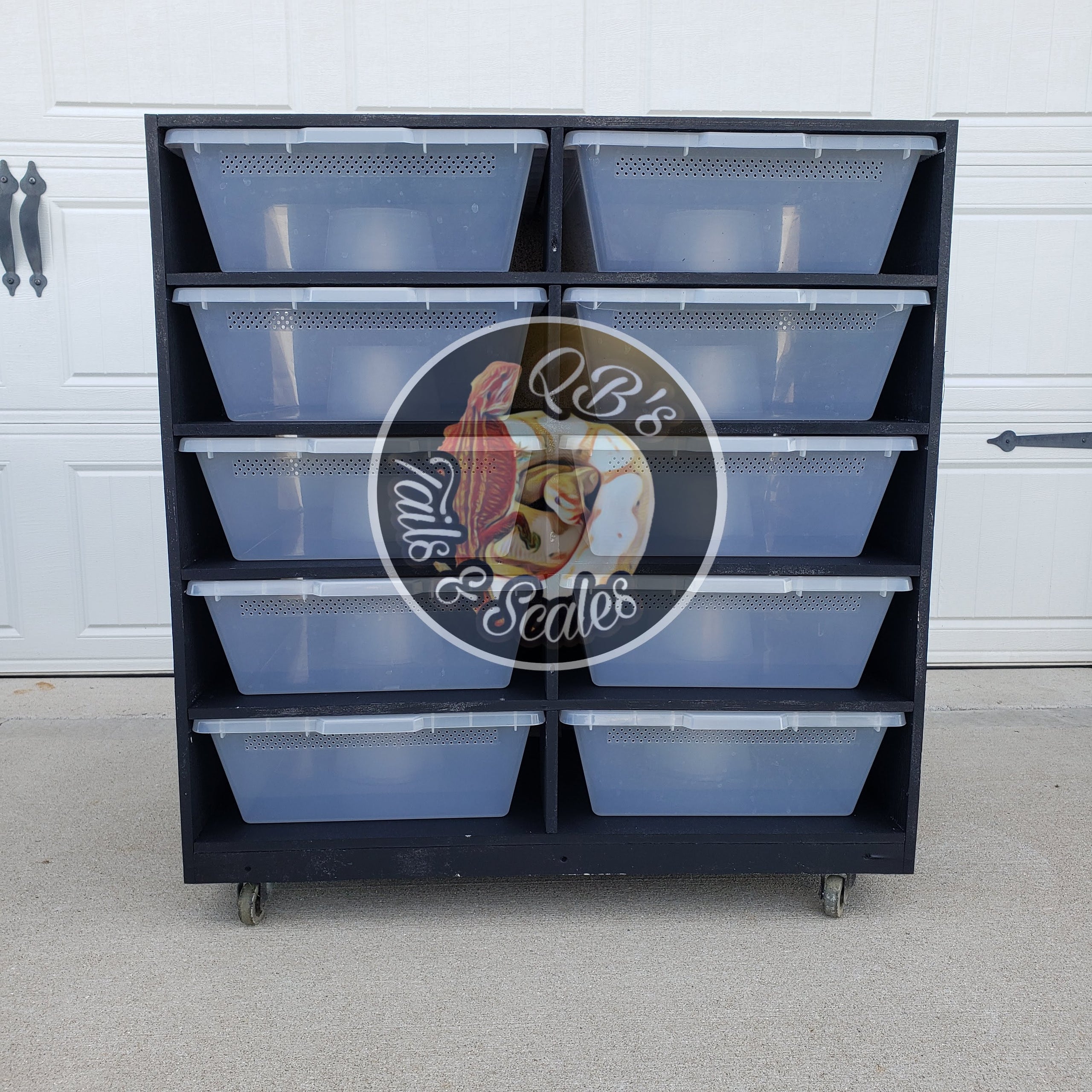 28qt PVC Snake Rack QB's Tails & Scales